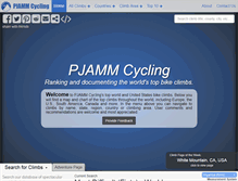 Tablet Screenshot of pjammcycling.com